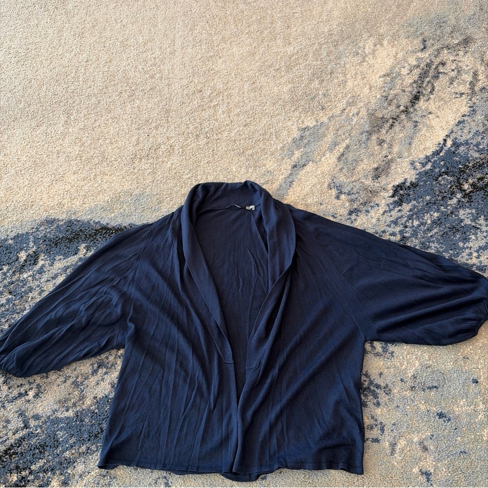 Elie Tahari Deep Blue Knit Cardigan